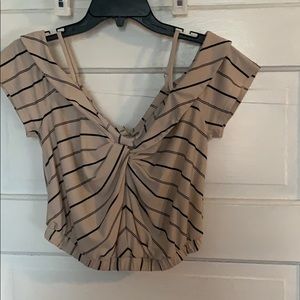 Express cropped blouse